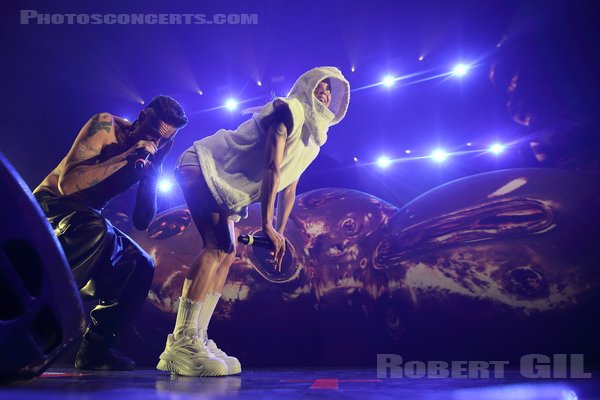 DIE ANTWOORD - 2024-04-21 - PARIS - Olympia - Watkin Tudor Jones Jr. [Ninja] - Anri du Toit [Yolandi Visser]